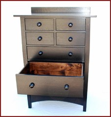 Shown with one drawer fully extended.